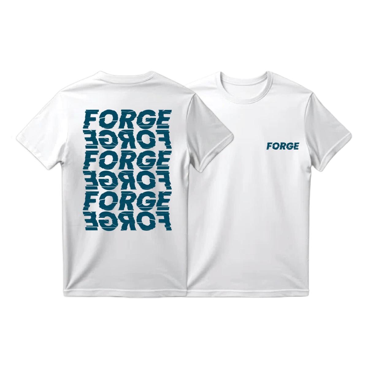Forge 2025 White Logo Tee - xxxl