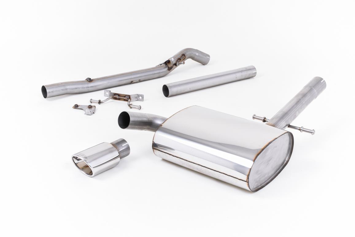Milltek Non-Resonated Cat-Back Exhaust | VW Corrado VR6-Polished Oval Tips Milltek Non-Resonated Cat-Back Exhaust | VW Corrado VR6-Polished Oval Tips
