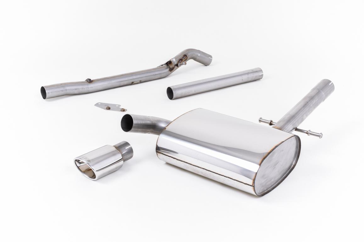 Milltek Non-Resonated Cat-Back Exhaust | VW Corrado VR6-Polished Oval Tips Milltek Non-Resonated Cat-Back Exhaust | VW Corrado VR6-Polished Oval Tips