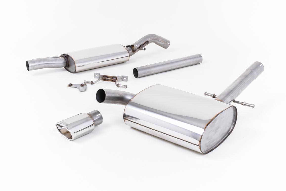 Milltek Resonated Cat-Back Exhaust | VW Corrado G60-Polished Oval Tips