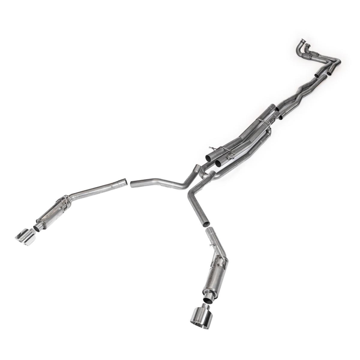 Milltek Resonated Cat-Back Exhaust | Dodge RAM 1500 RHO 3.0T Hurricane - Polished Tips Milltek Resonated Cat-Back Exhaust | Dodge RAM 1500 RHO 3.0T Hurricane - Polished Tips