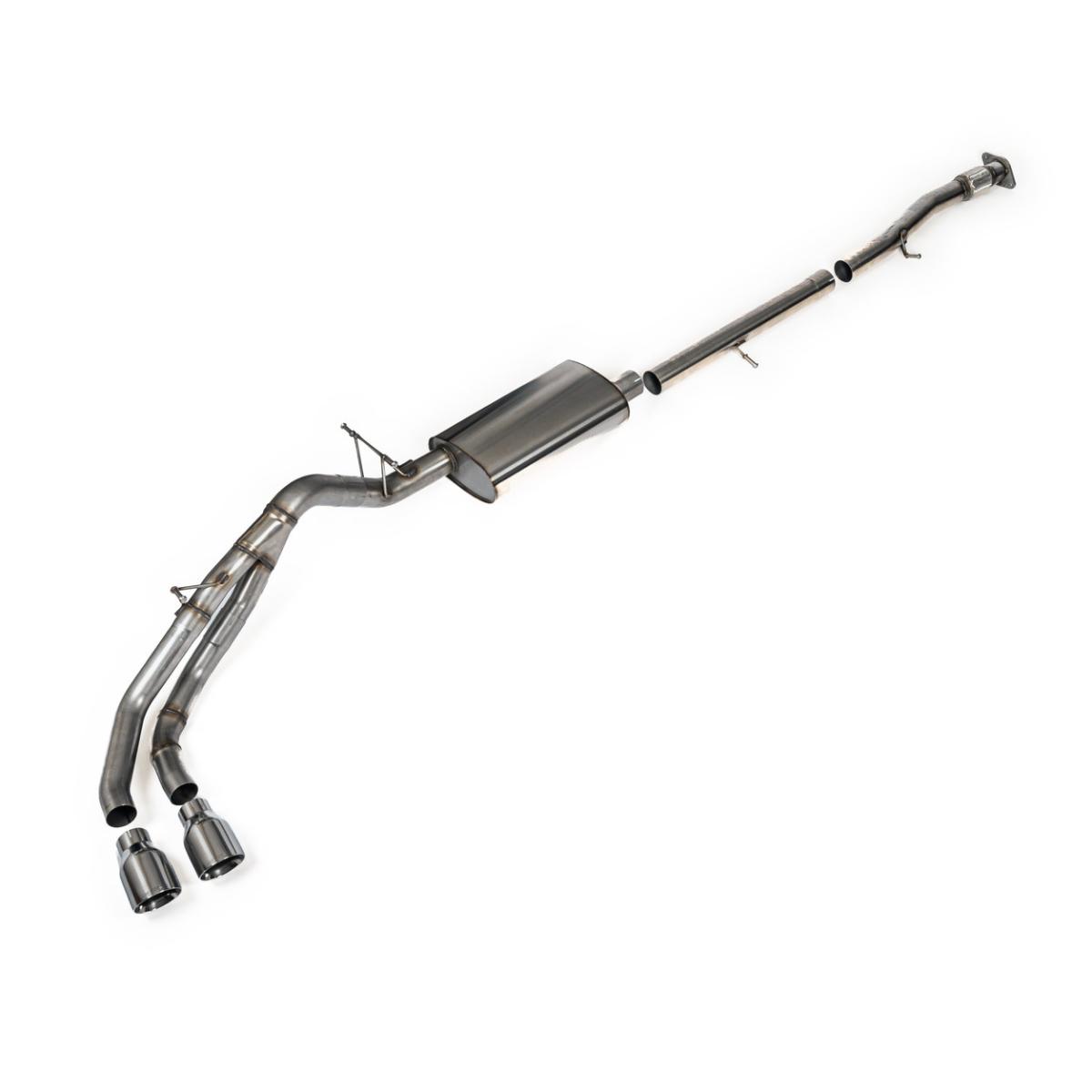 Milltek Non-Resonated Cat-Back Exhaust | Chevrolet Colorado & Canyon 2.7L Turbo - Polished Tips Milltek Non-Resonated Cat-Back Exhaust | Chevrolet Colorado & Canyon 2.7L Turbo - Polished Tips
