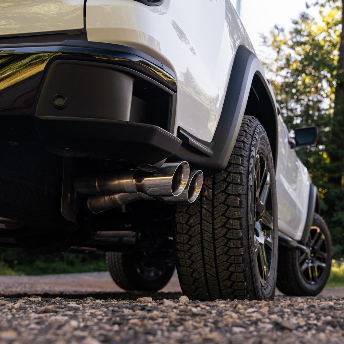 Milltek Resonated Cat-Back Exhaust | Chevrolet Colorado & Canyon 2.7L Turbo - Cerakote Black Tips Milltek Resonated Cat-Back Exhaust | Chevrolet Colorado & Canyon 2.7L Turbo - Cerakote Black Tips