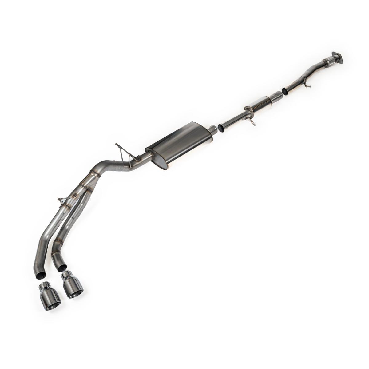 Milltek Resonated Cat-Back Exhaust | Chevrolet Colorado & Canyon 2.7L Turbo - Polished Tips Milltek Resonated Cat-Back Exhaust | Chevrolet Colorado & Canyon 2.7L Turbo - Polished Tips