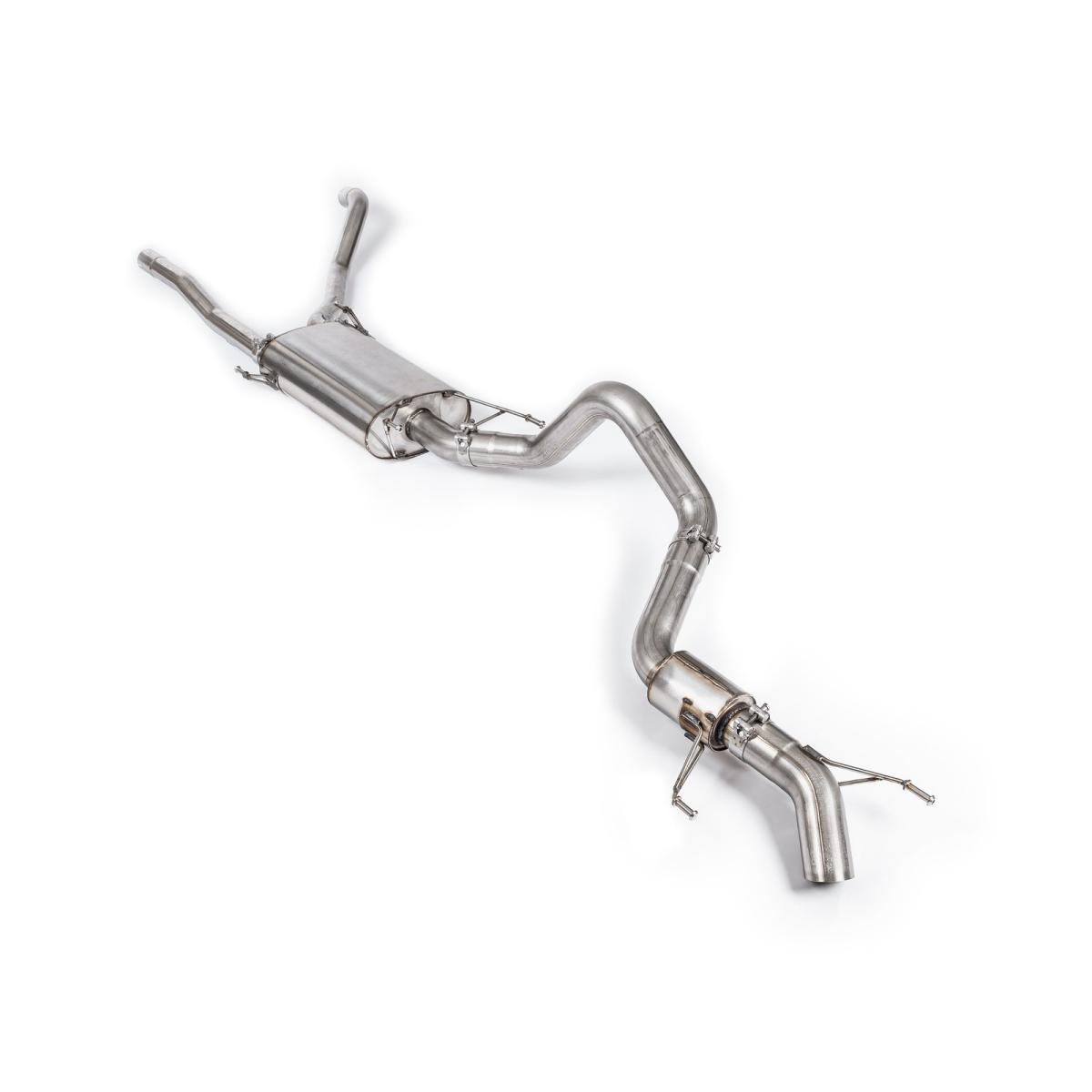 Milltek Resonated Cat-Back Exhaust | Lexus GX 550 3.4 Turbo V6 - High Clearance