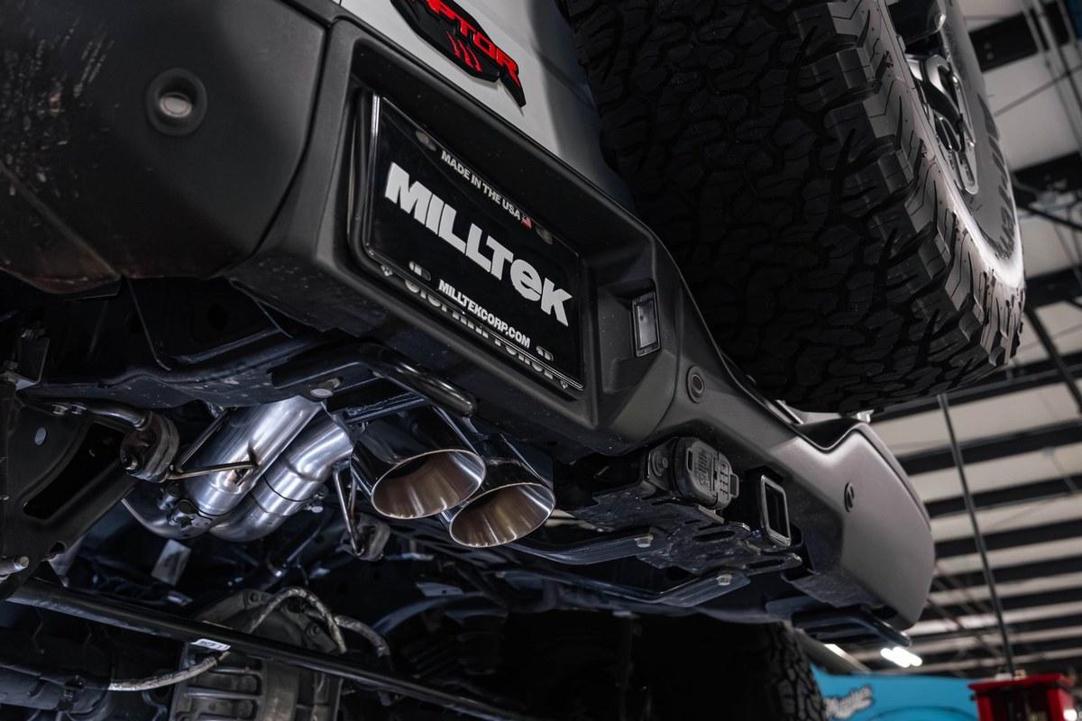 Milltek Valved Cat-Back Exhaust | Ford Bronco Raptor 3.0 V6 EcoBoost - Polished Tips Milltek Valved Cat-Back Exhaust | Ford Bronco Raptor 3.0 V6 EcoBoost - Polished Tips