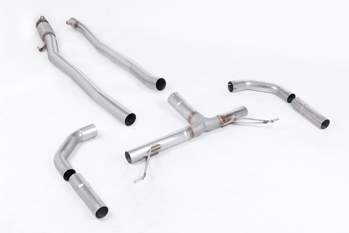 Milltek Non-Resonated Cat-Back Exhaust | Mercedes A35 AMG - OE Tips Milltek Non-Resonated Cat-Back Exhaust | Mercedes A35 AMG - OE Tips