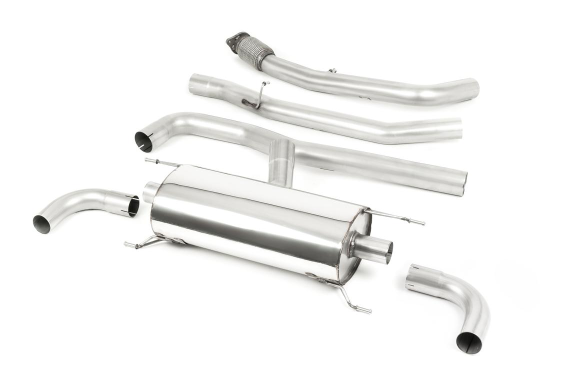 Milltek Non-Resonated Cat-Back Exhaust | Alfa Romeo Giulia 2.0T - OE Tips Milltek Non-Resonated Cat-Back Exhaust | Alfa Romeo Giulia 2.0T - OE Tips