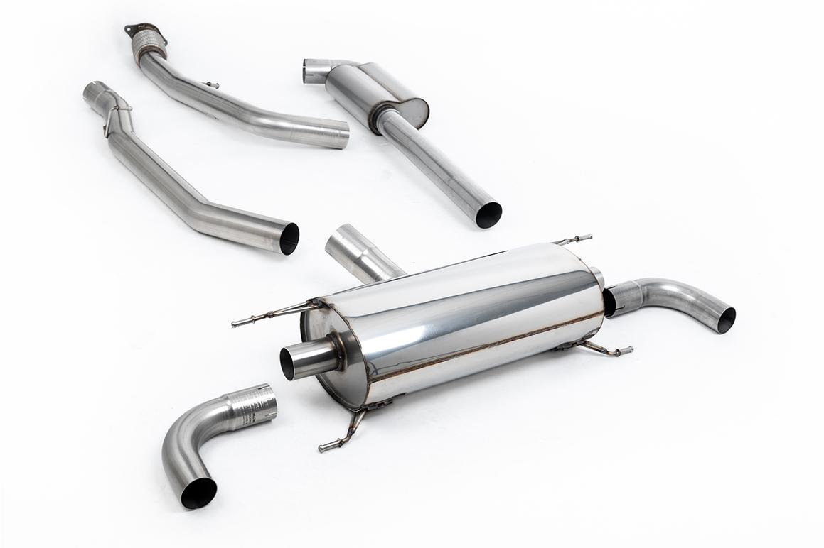 Milltek Non-Resonated Cat-Back Exhaust | Alfa Romeo Giulia 2.0T - OE Tips