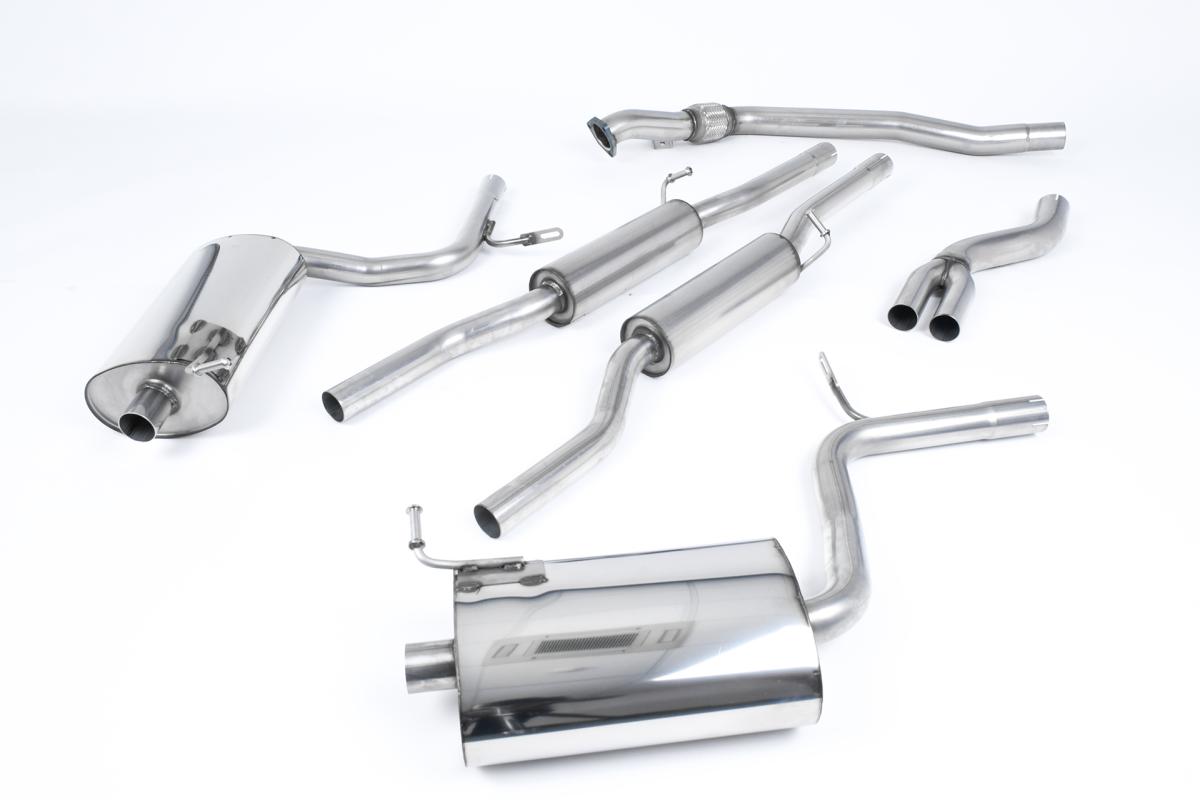 Milltek Resonated Cat-Back Exhaust | Audi B7 A4 2.0 TFSI Quattro - Jet Tips