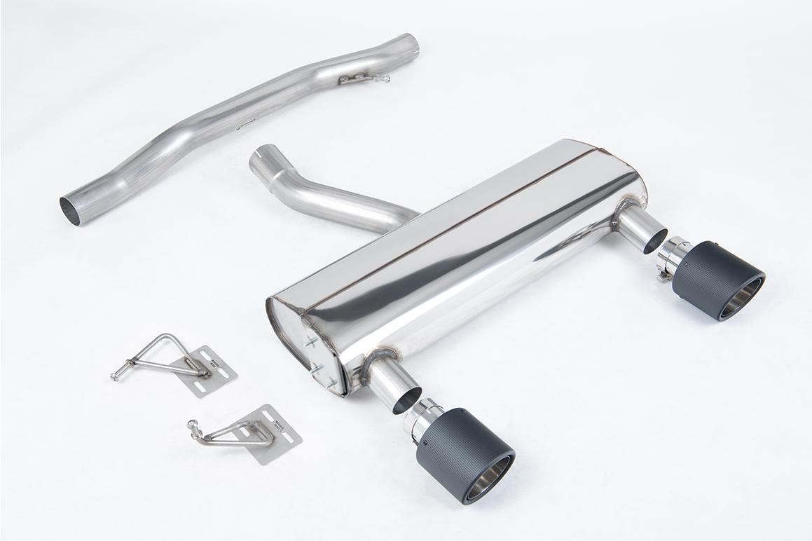 Milltek Non-Resonated Cat-Back Exhaust | Audi TT MK1 - Carbon Fibre Tips