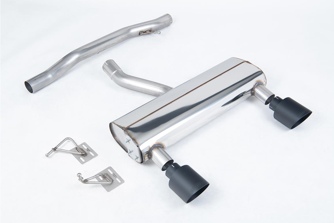 Milltek Non-Resonated Cat-Back Exhaust | Audi TT MK1 - Cerakote Black Tips