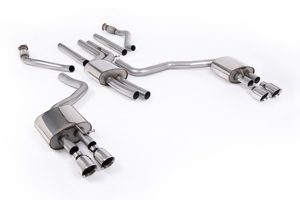 Milltek Resonated Cat-Back Exhaust | Audi C7.5 A6 3.0 TFSI - Polished Tips Milltek Resonated Cat-Back Exhaust | Audi C7.5 A6 3.0 TFSI - Polished Tips