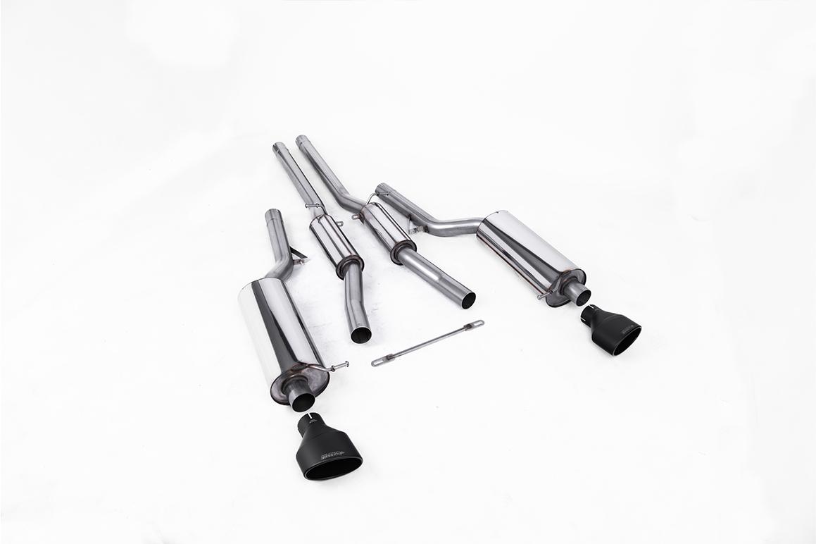 Milltek Resonated Cat-Back Exhaust | Audi RS6 C5 - Cerakote Black Tips Milltek Resonated Cat-Back Exhaust | Audi RS6 C5 - Cerakote Black Tips