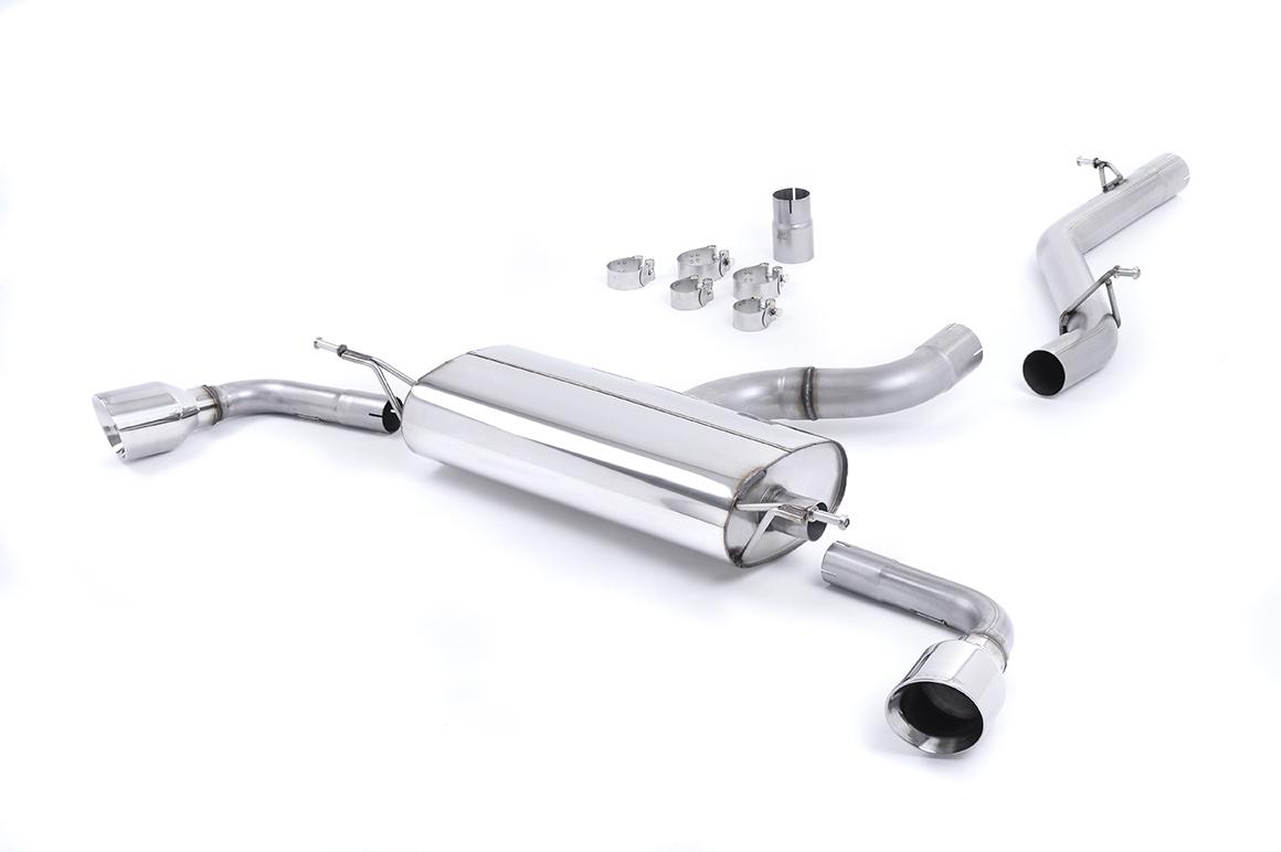 Milltek Non-Resonated Cat-Back Exhaust | Audi TT MK2 - Polished Tips
