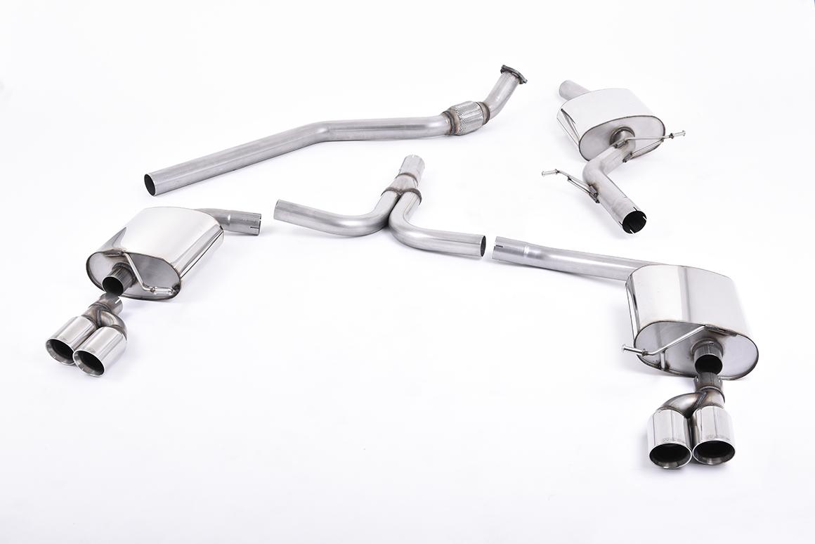 Milltek Cat-Back Exhaust | Audi B8 A4 A5 2.0 TFSI - Polished Tips Milltek Cat-Back Exhaust | Audi B8 A4 A5 2.0 TFSI - Polished Tips