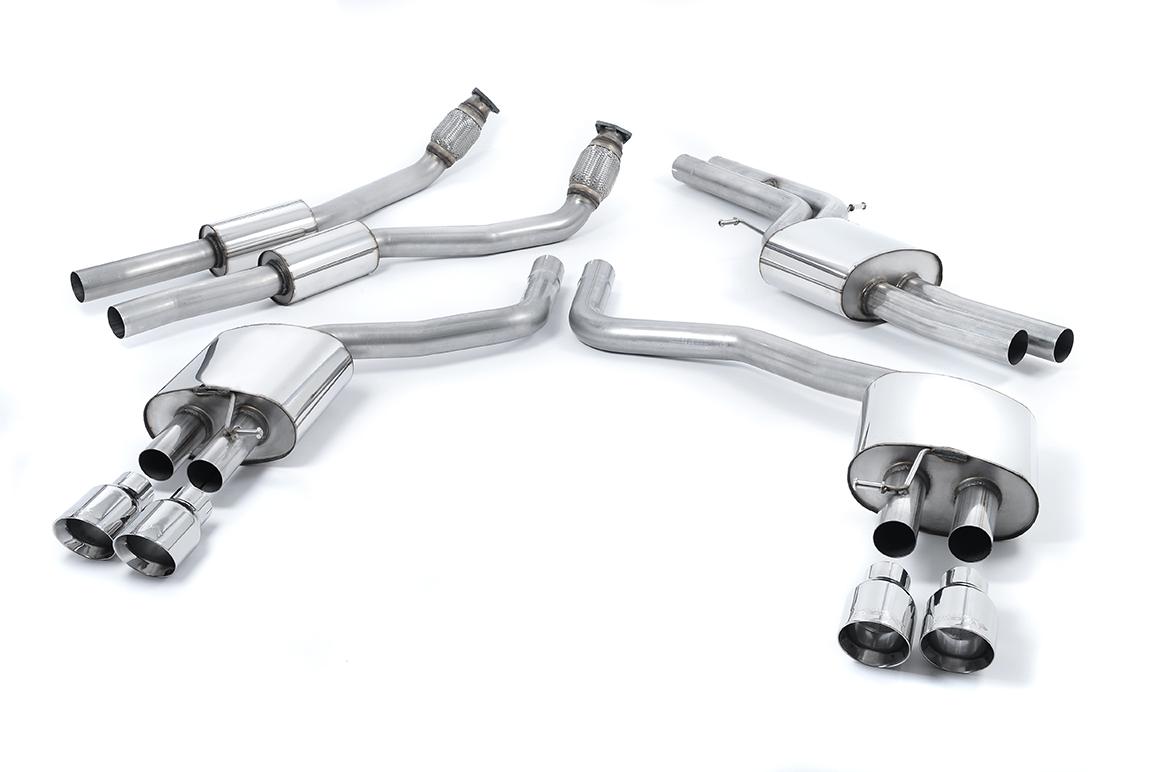 Milltek Resonated Cat-Back Exhaust | Audi C7 S6 S7 - Polished Tips Milltek Resonated Cat-Back Exhaust | Audi C7 S6 S7 - Polished Tips