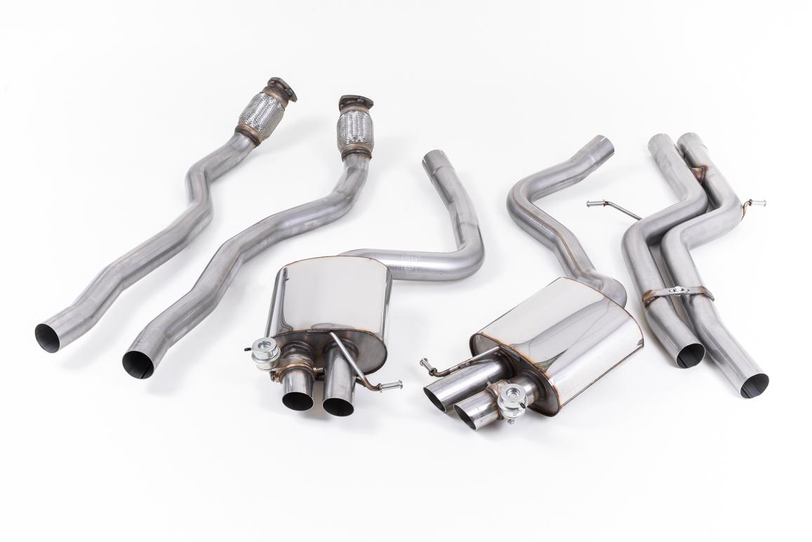 Milltek Non-Resonated Cat-Back Exhaust | Audi B8 RS5 - OE Tips Milltek Non-Resonated Cat-Back Exhaust | Audi B8 RS5 - OE Tips