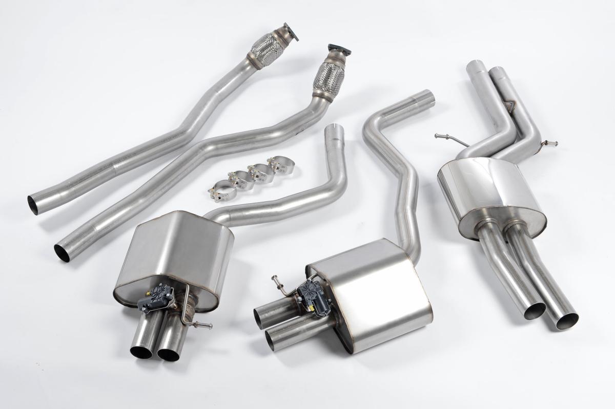 Milltek Resonated Cat-Back Exhaust | Audi C7 RS6 RS7 - OE Tips Milltek Resonated Cat-Back Exhaust | Audi C7 RS6 RS7 - OE Tips