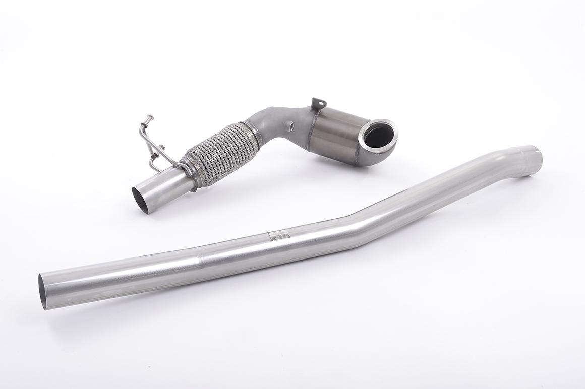 Milltek Large Bore Downpipe Hi-Flow Sports Cat | VAG MQB 2.0T Milltek Large Bore Downpipe Hi-Flow Sports Cat | VAG MQB 2.0T