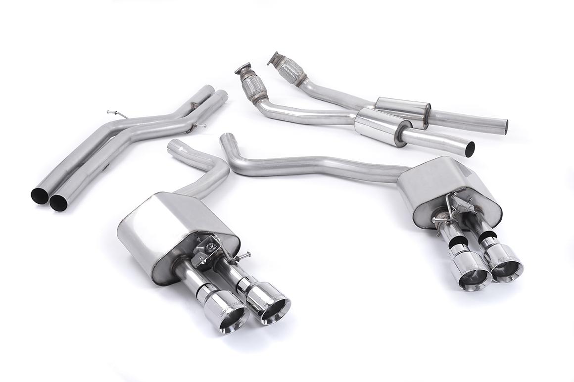 Milltek Valved Non-Resonated Cat-Back Exhaust | Audi C7 S6 S7 - Polished Tips Milltek Valved Non-Resonated Cat-Back Exhaust | Audi C7 S6 S7 - Polished Tips