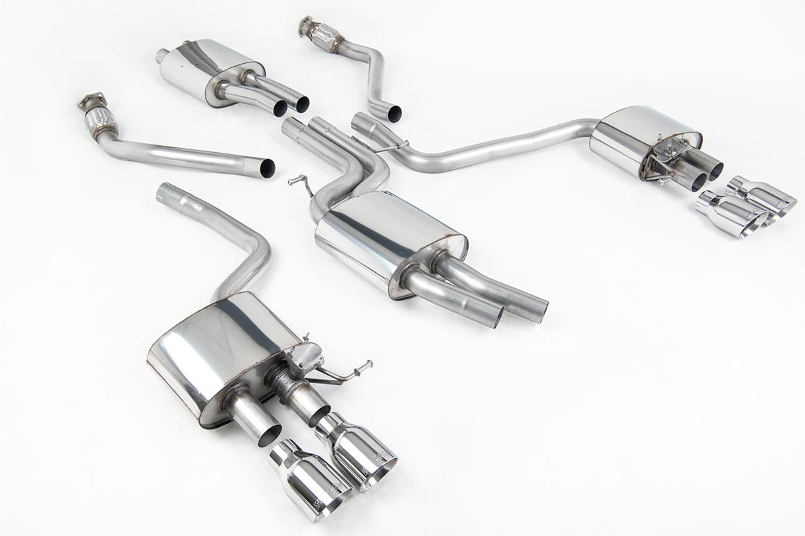 Milltek Resonated Cat-Back Exhaust | Audi 8R SQ5 - Polished Tips Milltek Resonated Cat-Back Exhaust | Audi 8R SQ5 - Polished Tips