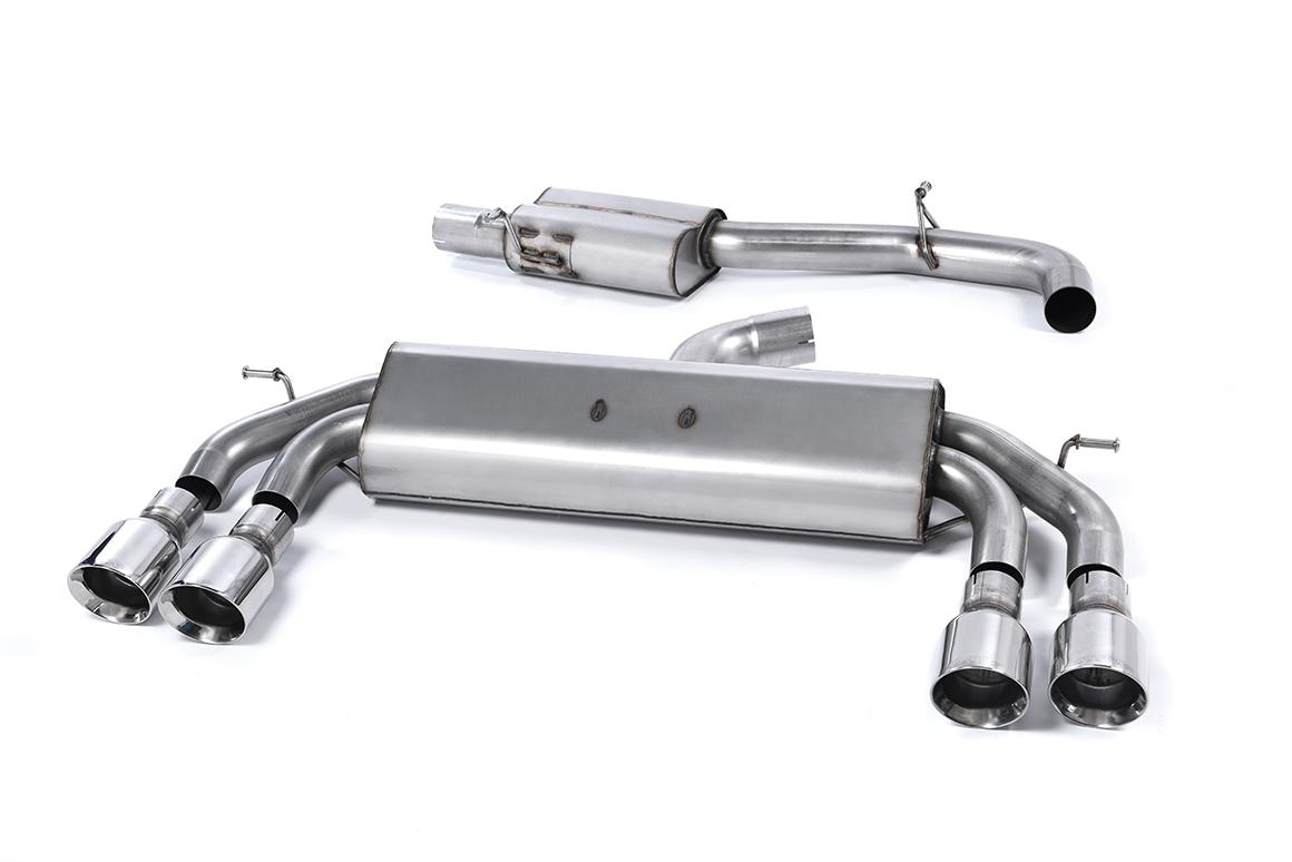 Milltek Resonated Race Cat-Back Exhaust | Audi S3 8V - Polished Tips
