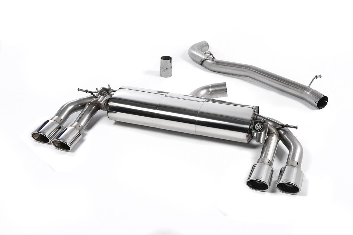 Milltek Non-Resonated Cat-Back Exhaust | Audi MK3 TTS - Polished Tips