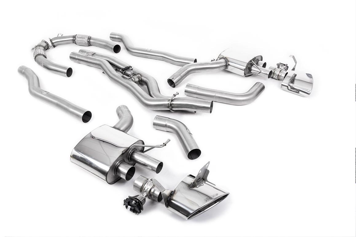 Milltek 80mm Non-Resonated Cat-Back Exhaust | Audi C8 RS6 RS7 - Polished Tips Milltek 80mm Non-Resonated Cat-Back Exhaust | Audi C8 RS6 RS7 - Polished Tips
