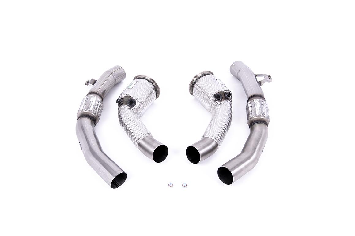 Milltek 80mm Large Bore Downpipe & Hi-Flow Sports Cat | Audi RS6 C8 Milltek 80mm Large Bore Downpipe & Hi-Flow Sports Cat | Audi RS6 C8