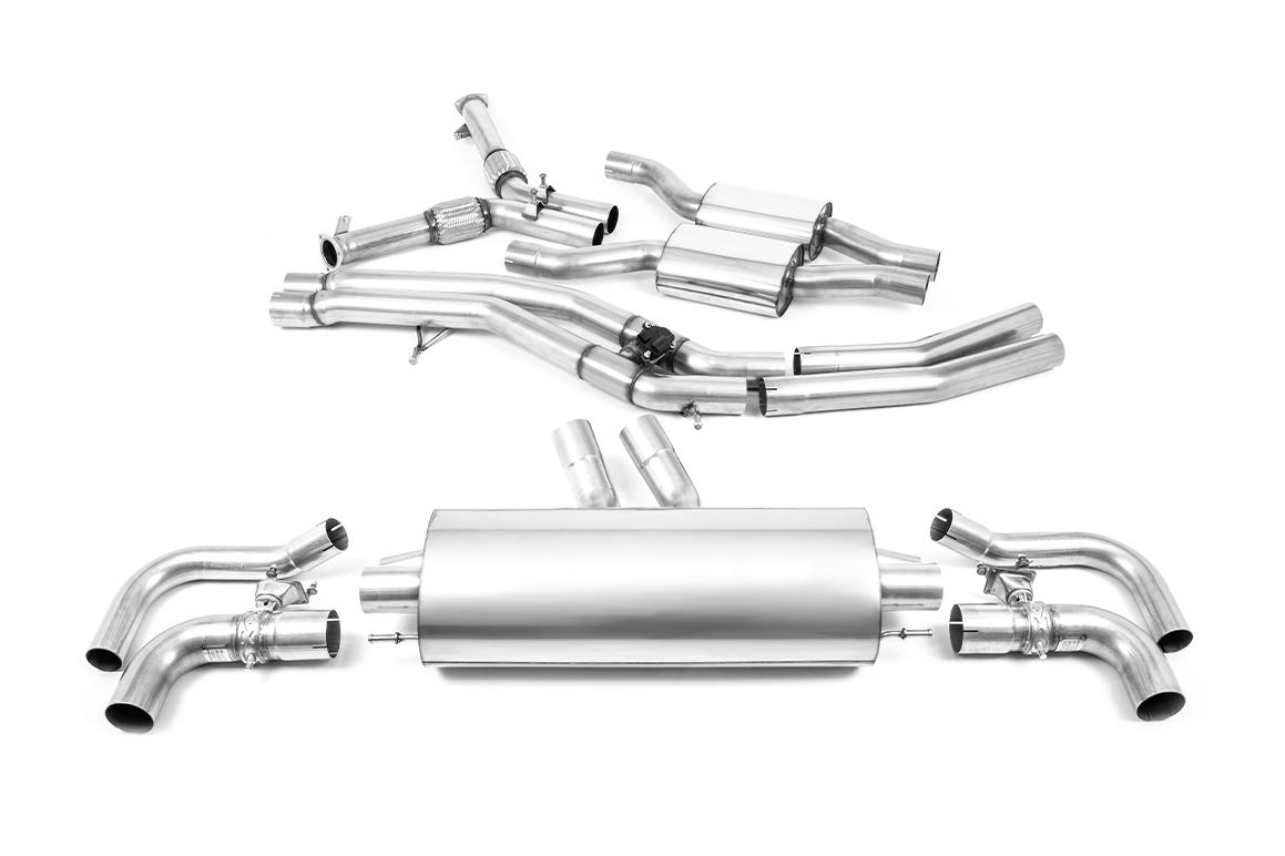 Milltek Resonated Cat-Back Exhaust | Audi RSQ8 4MN - OE Tips Milltek Resonated Cat-Back Exhaust | Audi RSQ8 4MN - OE Tips