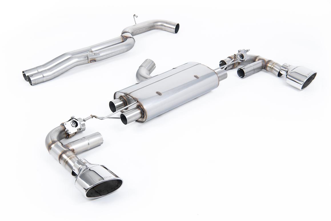 Milltek 80mm Non-Resonated Cat-Back Exhaust | Audi TTRS MK3 - Polished Tips