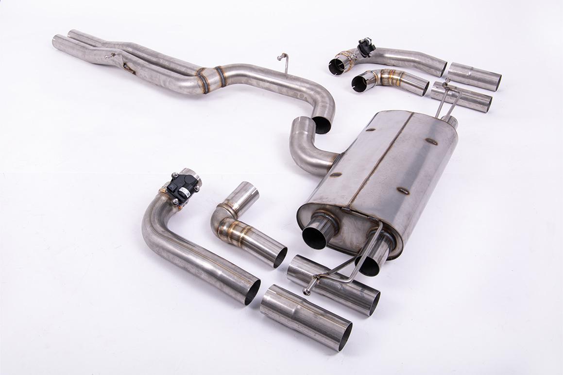 Milltek 80mm Non-Resonated Cat-Back Exhaust | Audi RS3 8Y
