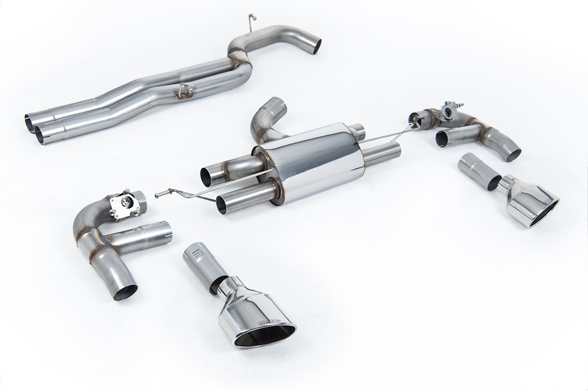 Milltek 80MM Race Cat-Back Exhaust | Audi RS3 8V - Polished Tips