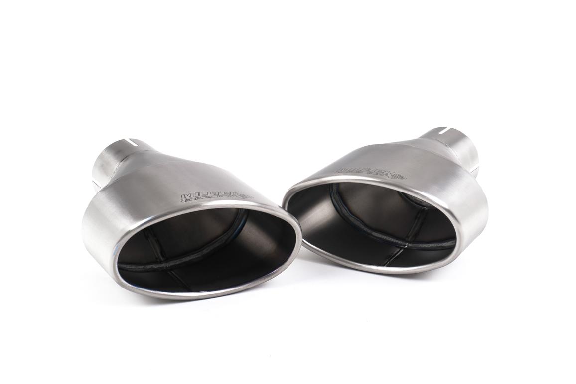 Milltek Valved Non-Resonated Cat-Back Exhaust | Audi B9.5 RS5 Coupe - Brushed Titanium Tips