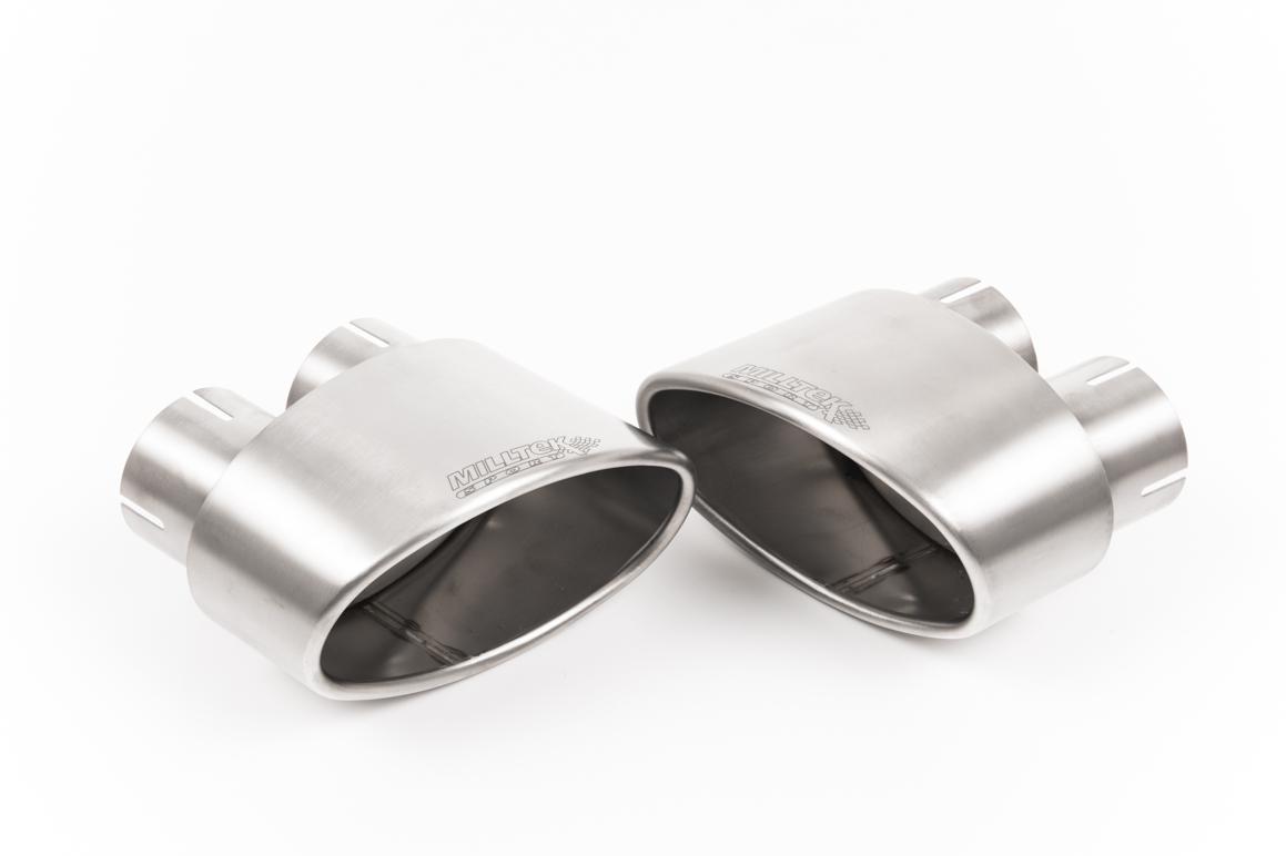 Milltek Valved Road+ Cat-Back Exhaust | Audi B9.5 RS5 Coupe - Brushed Titanium Tips