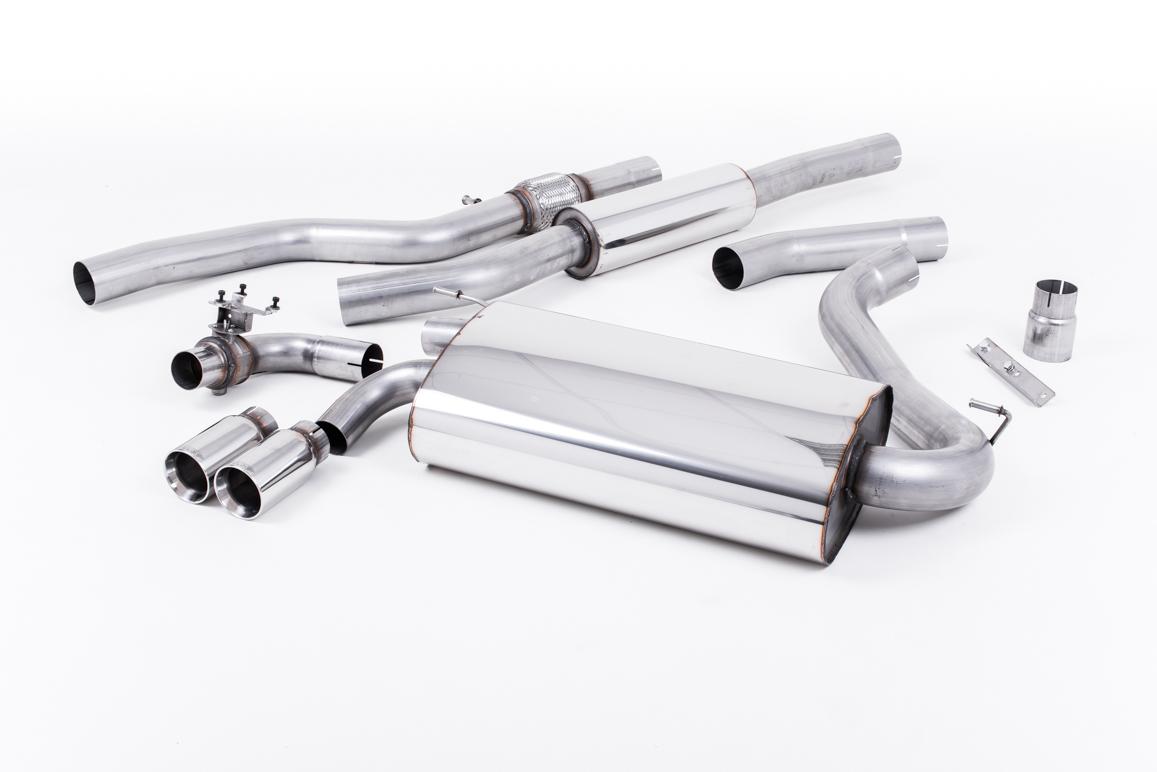 Milltek Resonated Cat-Back Exhaust | BMW 4 Series F32 - Polished Tips