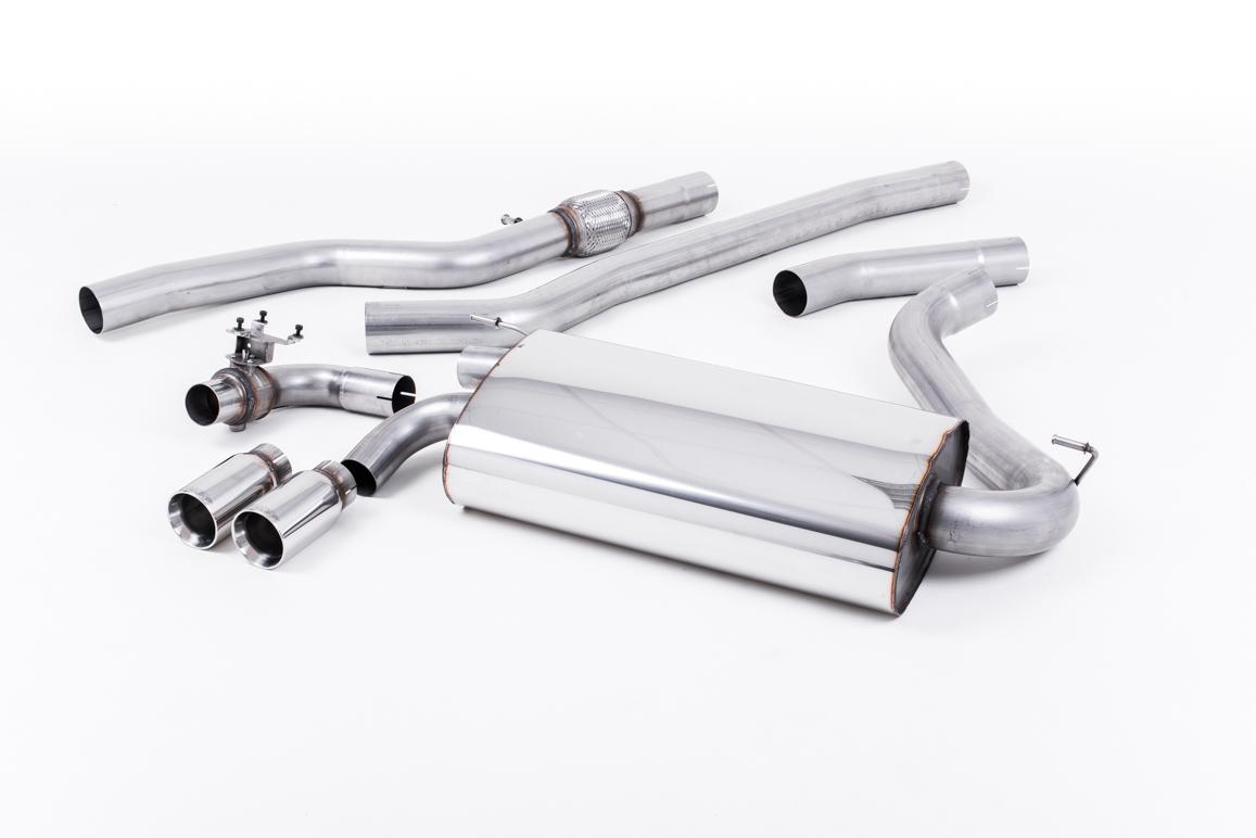 Milltek Non-Resonated Cat-Back Exhaust | BMW 4 Series F32 - Polished Tips