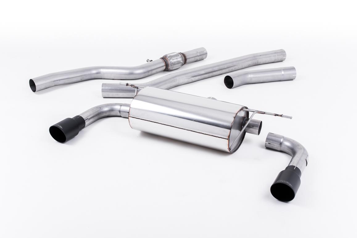 Milltek Non-Resonated Cat-Back Exhaust | BMW 4 Series F32 - Cerakote Black Tips Milltek Non-Resonated Cat-Back Exhaust | BMW 4 Series F32 - Cerakote Black Tips