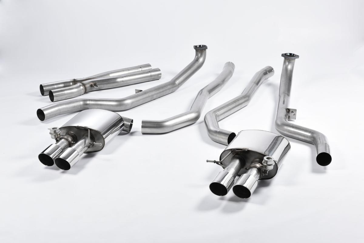 Milltek Resonated Cat-Back Exhaust | BMW F10 M5 - Polished Tips Milltek Resonated Cat-Back Exhaust | BMW F10 M5 - Polished Tips
