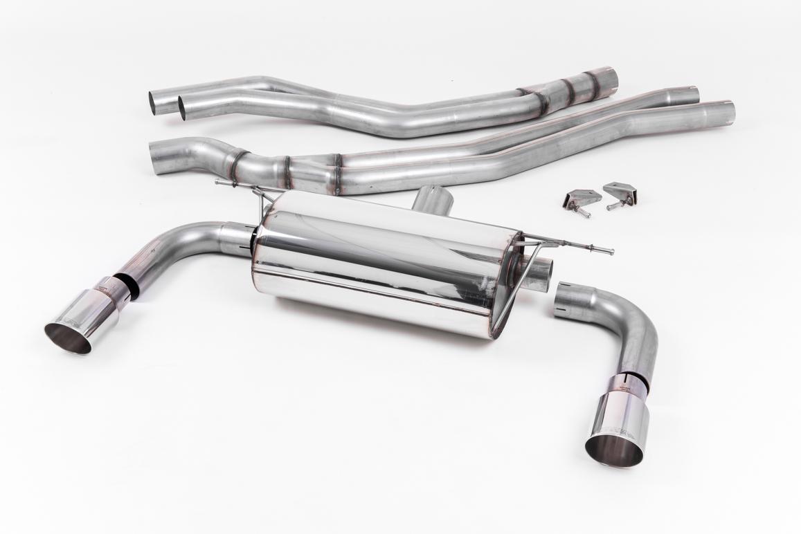 Milltek Resonated Cat-Back Exhaust | BMW 2 Series M240i Coupe (F22 LCI) - Polished Tips Milltek Resonated Cat-Back Exhaust | BMW 2 Series M240i Coupe (F22 LCI) - Polished Tips