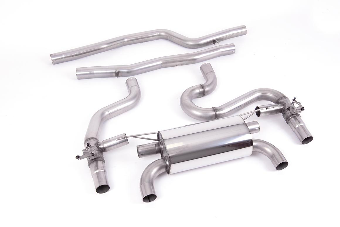 Milltek Equal Length GPF/OPF Back Exhaust | BMW F87 M2 Competition - Carbon Fibre Tips Milltek Equal Length GPF/OPF Back Exhaust | BMW F87 M2 Competition - Carbon Fibre Tips