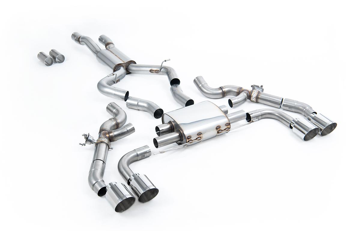 Milltek 80mm OPF/GPF Back System | BMW X3 G01 X4 G02 S58 - Polished Tips Milltek 80mm OPF/GPF Back System | BMW X3 G01 X4 G02 S58 - Polished Tips