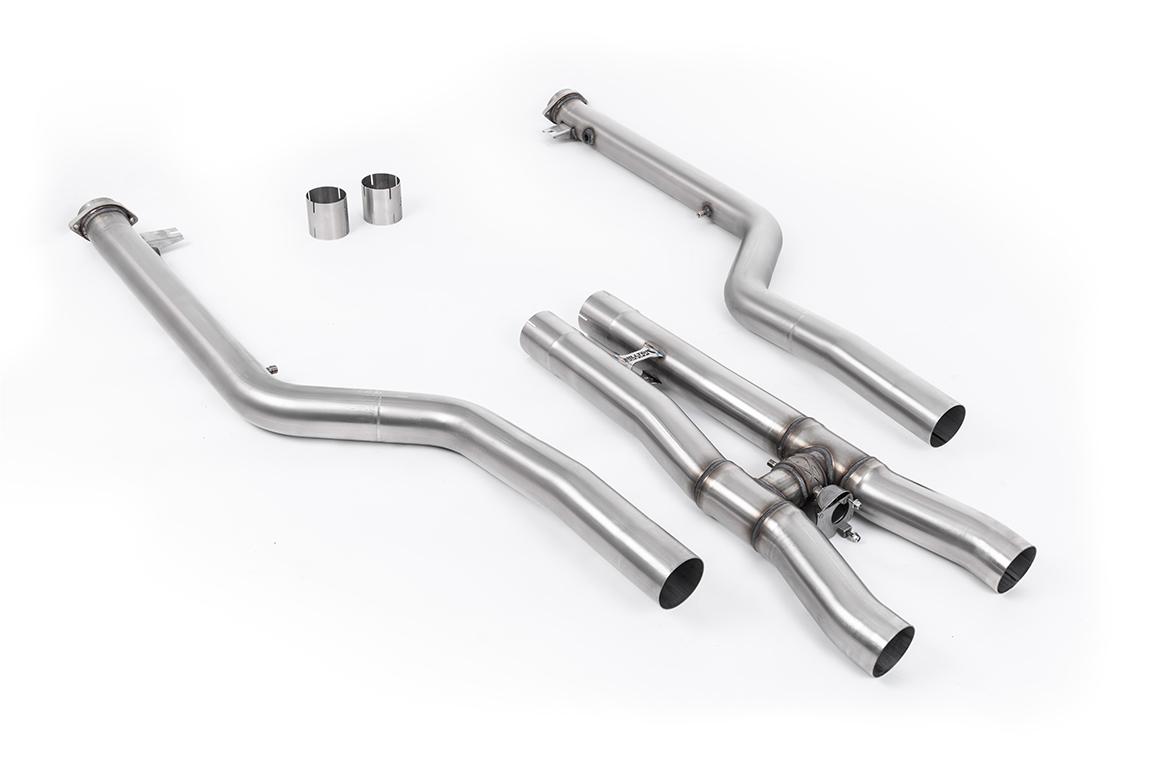 Milltek 80mm OPF/GPF Bypass | BMW M8 F93 Gran Coupe - For OE OPF/GPF Back Milltek 80mm OPF/GPF Bypass | BMW M8 F93 Gran Coupe - For OE OPF/GPF Back