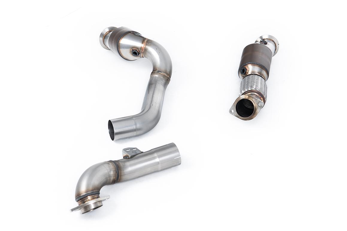 Milltek Large Bore Downpipe & HJS Hi-Flow Sports Cat | BMW G87 M2 / G80 M3 / G82 M4 Milltek Large Bore Downpipe & HJS Hi-Flow Sports Cat | BMW G87 M2 / G80 M3 / G82 M4