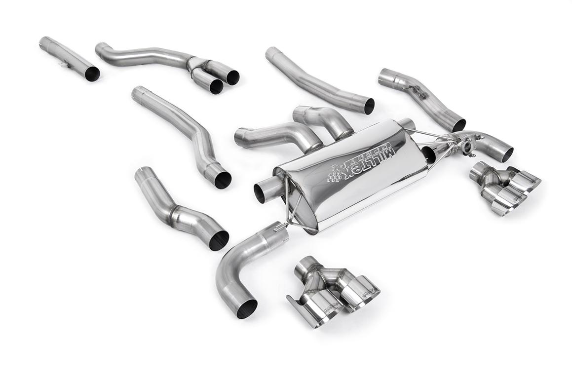 Milltek Cat-Back Exhaust | BMW M240i G42 - Quad GT-100 Polished Tips Milltek Cat-Back Exhaust | BMW M240i G42 - Quad GT-100 Polished Tips