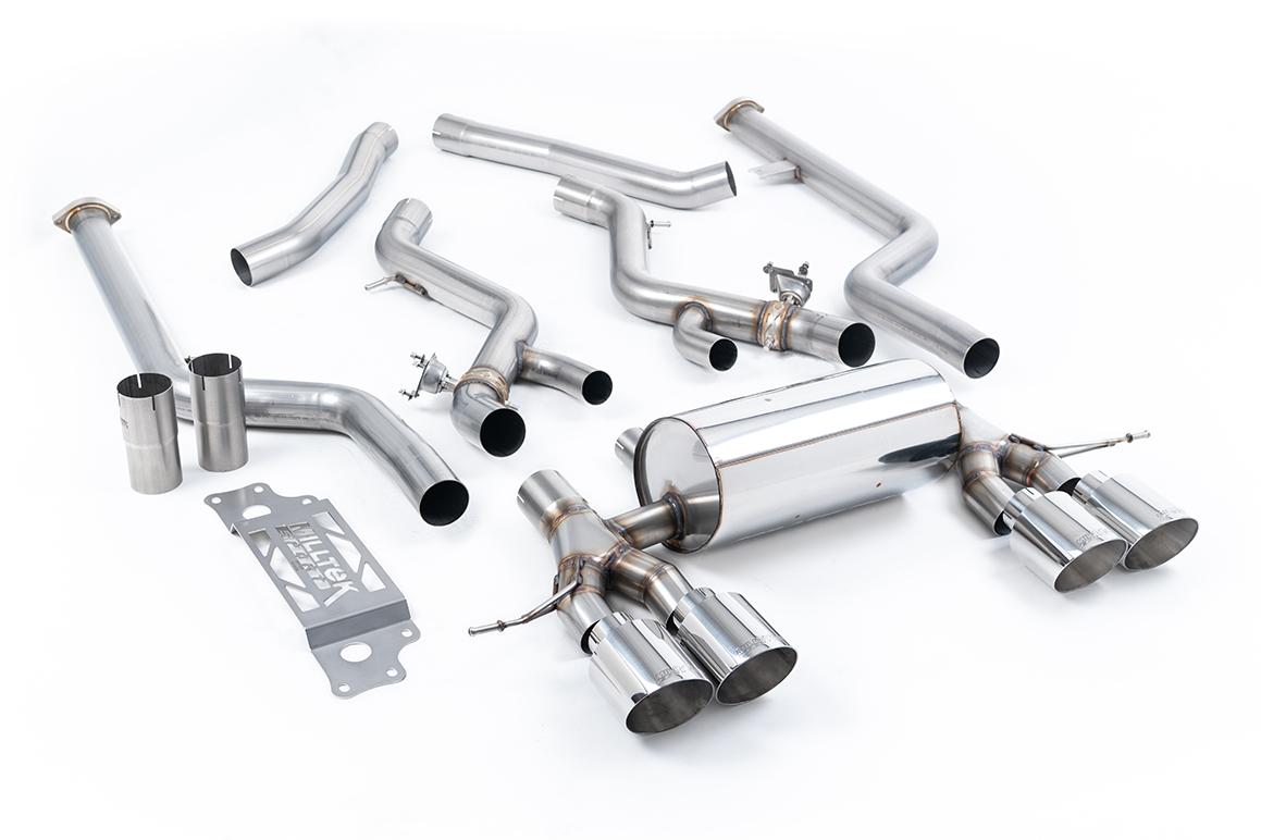 Milltek Non-Resonated Cat-Back Exhaust | BMW G87 M2 - Polished Tips Milltek Non-Resonated Cat-Back Exhaust | BMW G87 M2 - Polished Tips