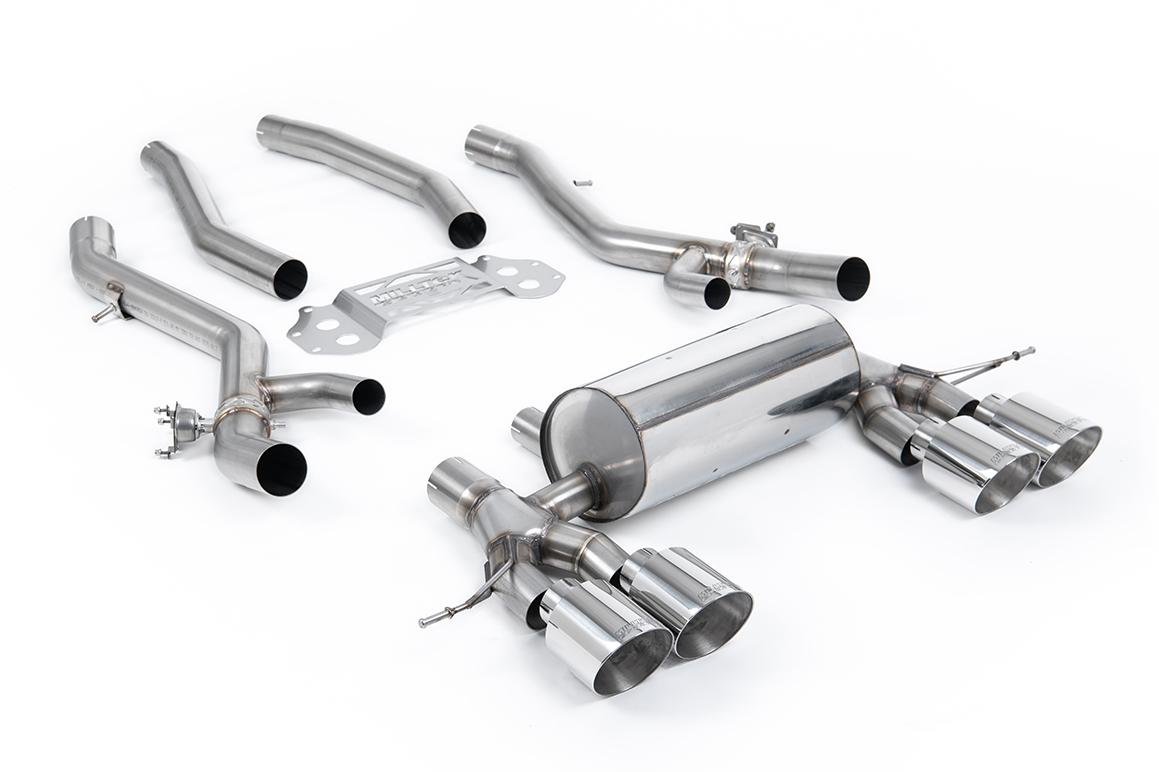 Milltek 80mm OPF/GPF Back Exhaust | BMW G8X M3 M4 - Polished Tips Milltek 80mm OPF/GPF Back Exhaust | BMW G8X M3 M4 - Polished Tips