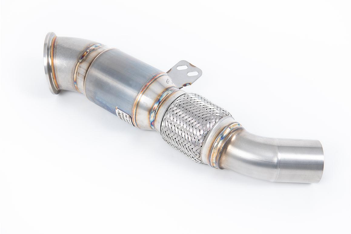 Milltek Large Bore Downpipe, 200-Cell Race Cat | BMW M240i F22 LCI