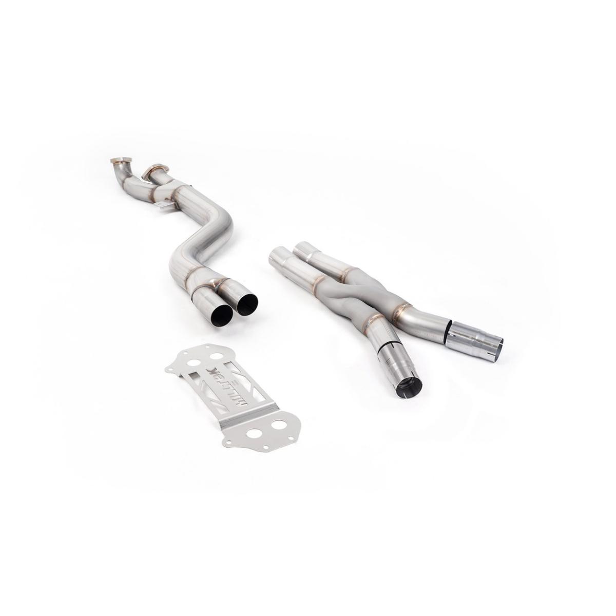 Milltek Z-Pipe Secondary Catalyst Bypass | BMW G8X M3 M4 Non-OPF - Fits OE Axle-Back Milltek Z-Pipe Secondary Catalyst Bypass | BMW G8X M3 M4 Non-OPF - Fits OE Axle-Back